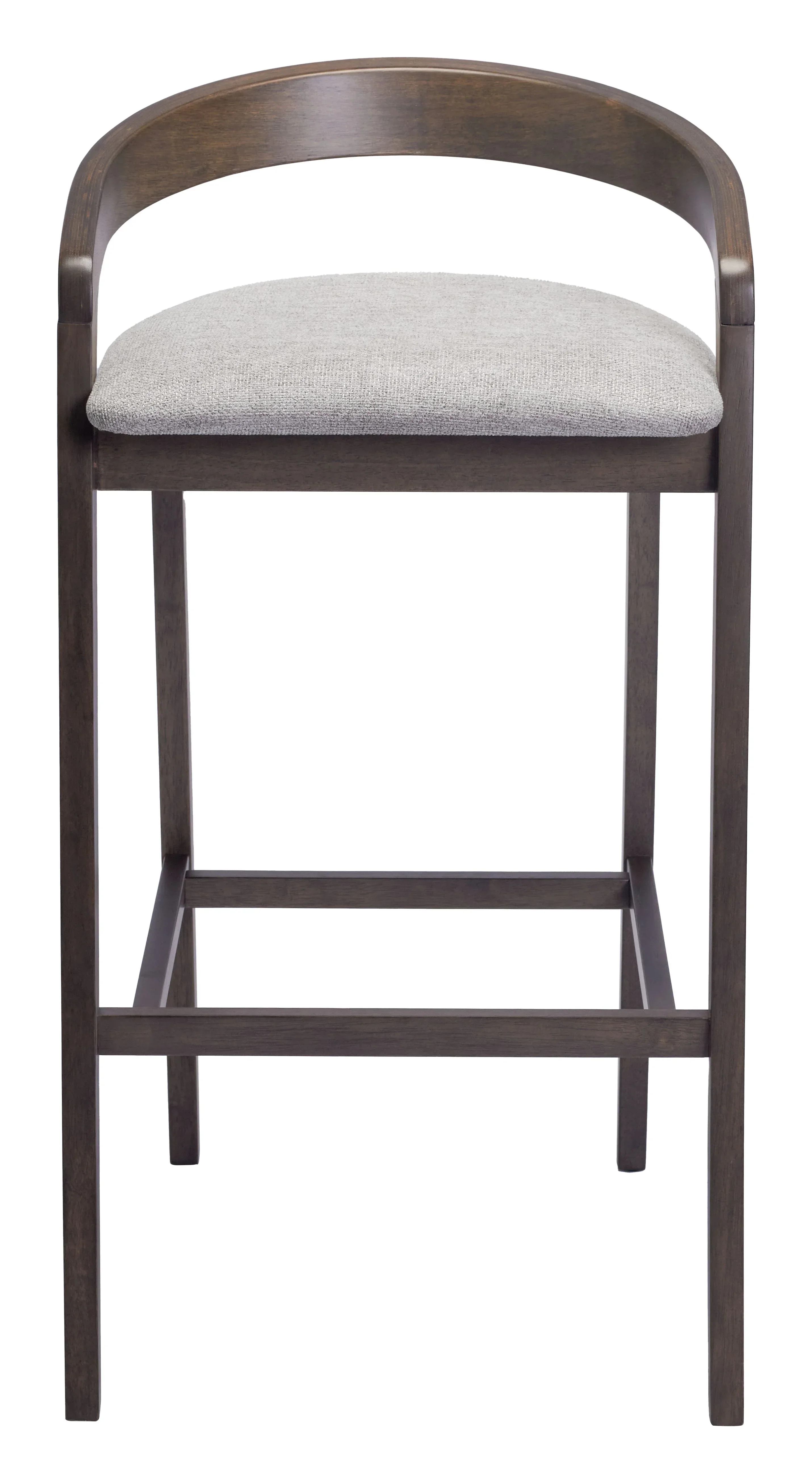 Troy Barstool (Set of 2) Dove Gray & Espresso - Image 3