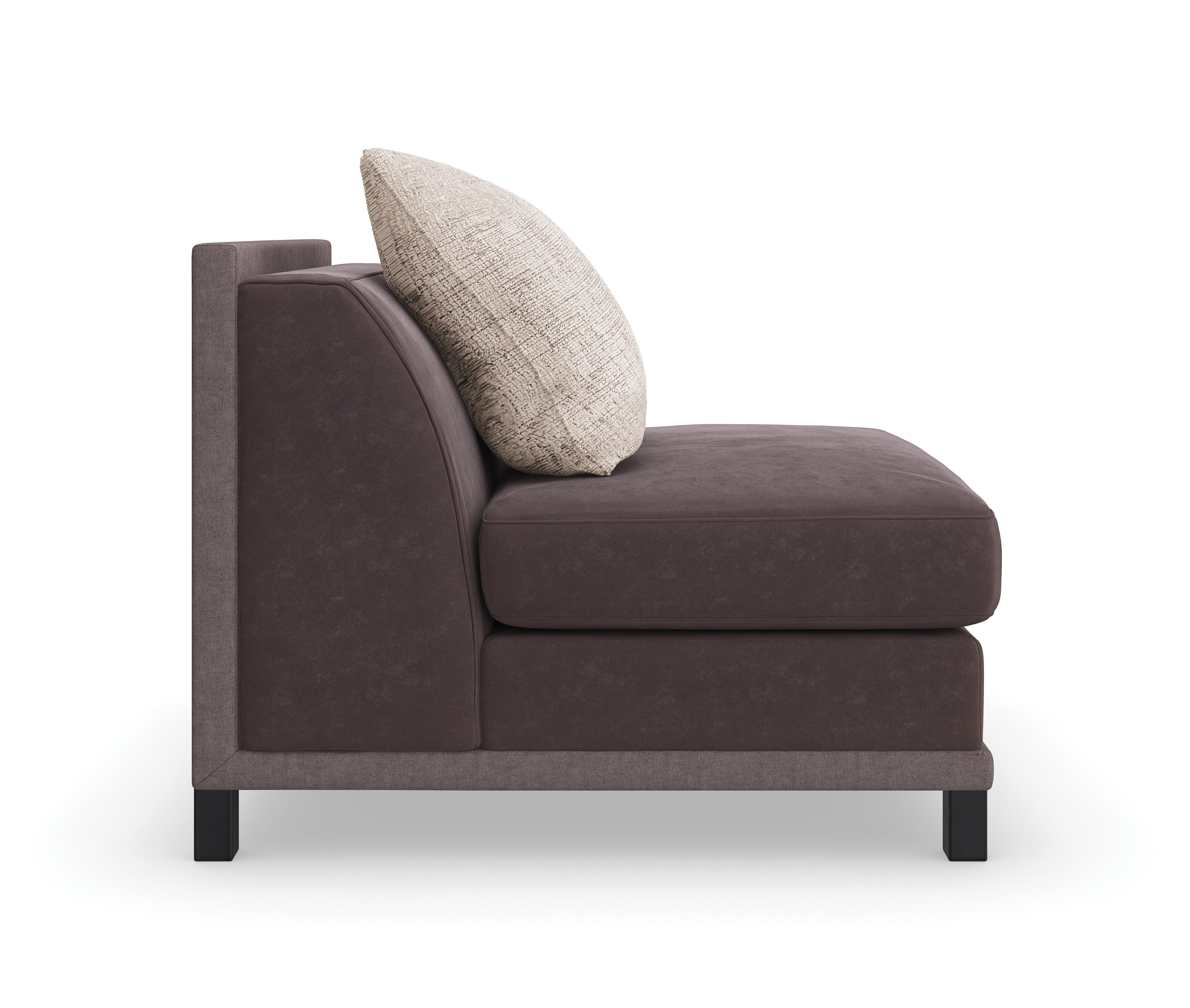Tuxedo Armless Chair - Image 3