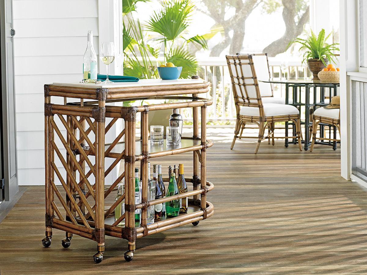 Twin Palms Cable Beach Bar Cart - Image 2