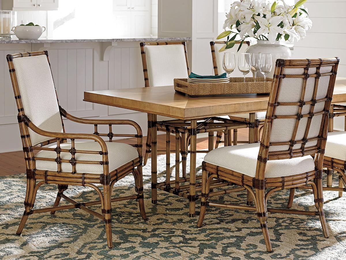 Twin Palms Summer Isle Upholstered Side Chair - Set of 2 - Image 3