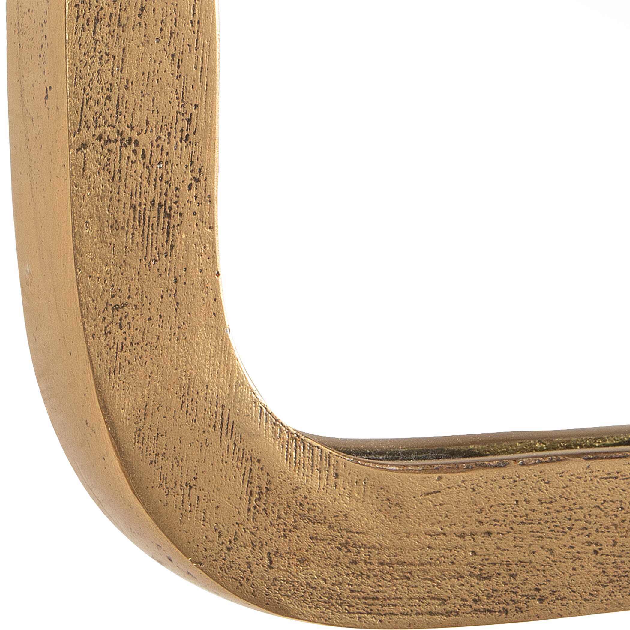 Vestry Antique Brass Mirror - Image 5