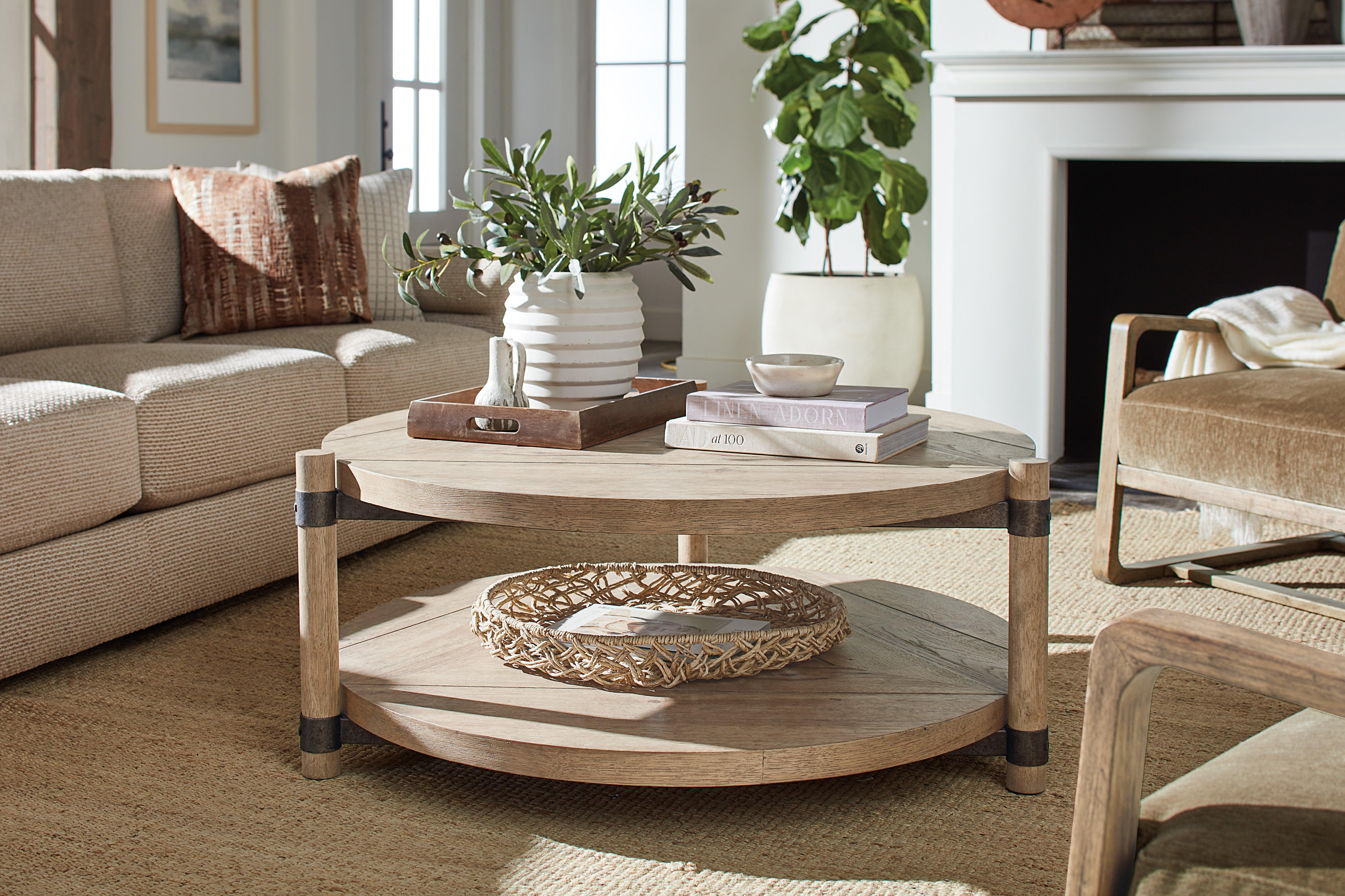 Vineyard Row Round Cocktail Table - Image 2