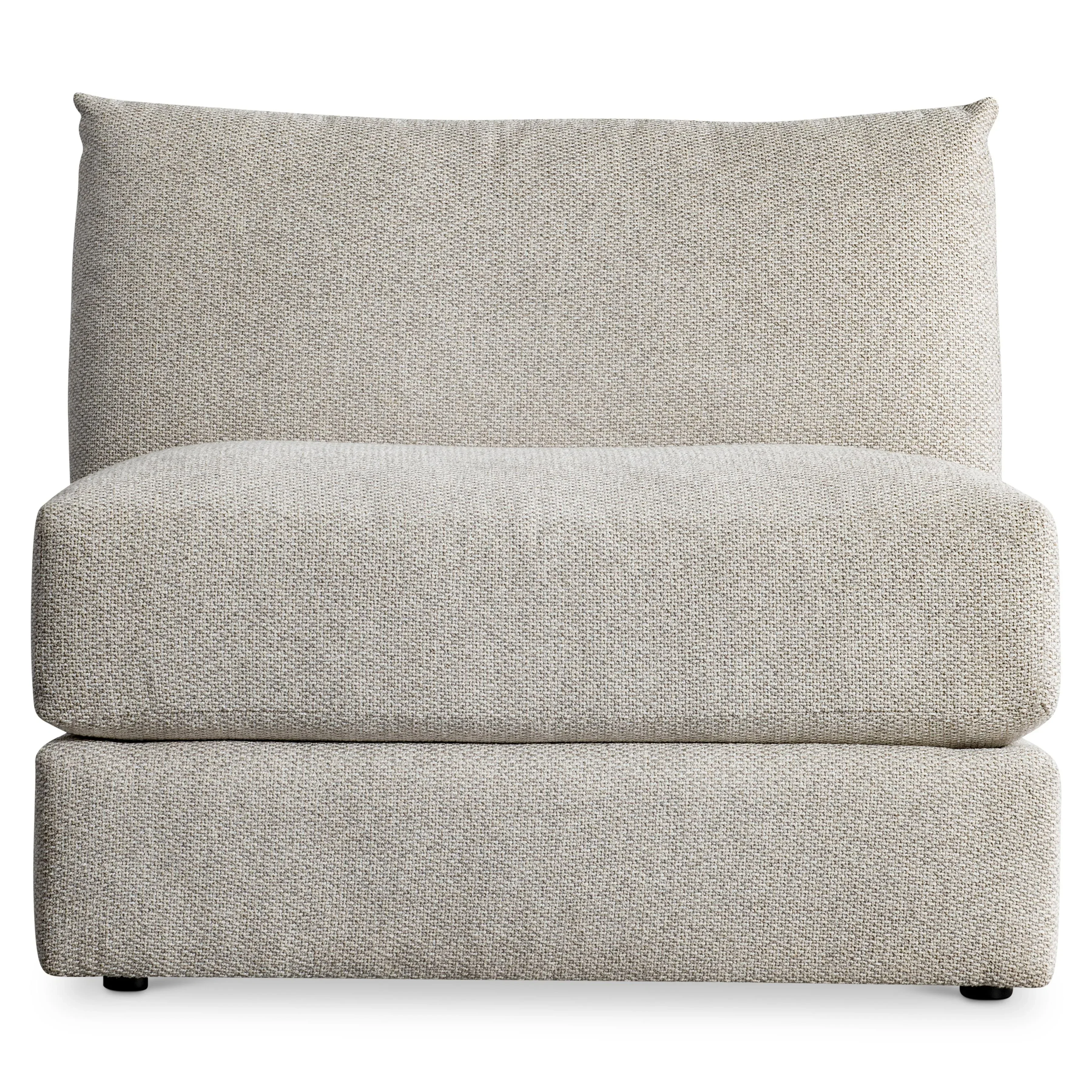 Vista Fabric Armless Chair - Image 2