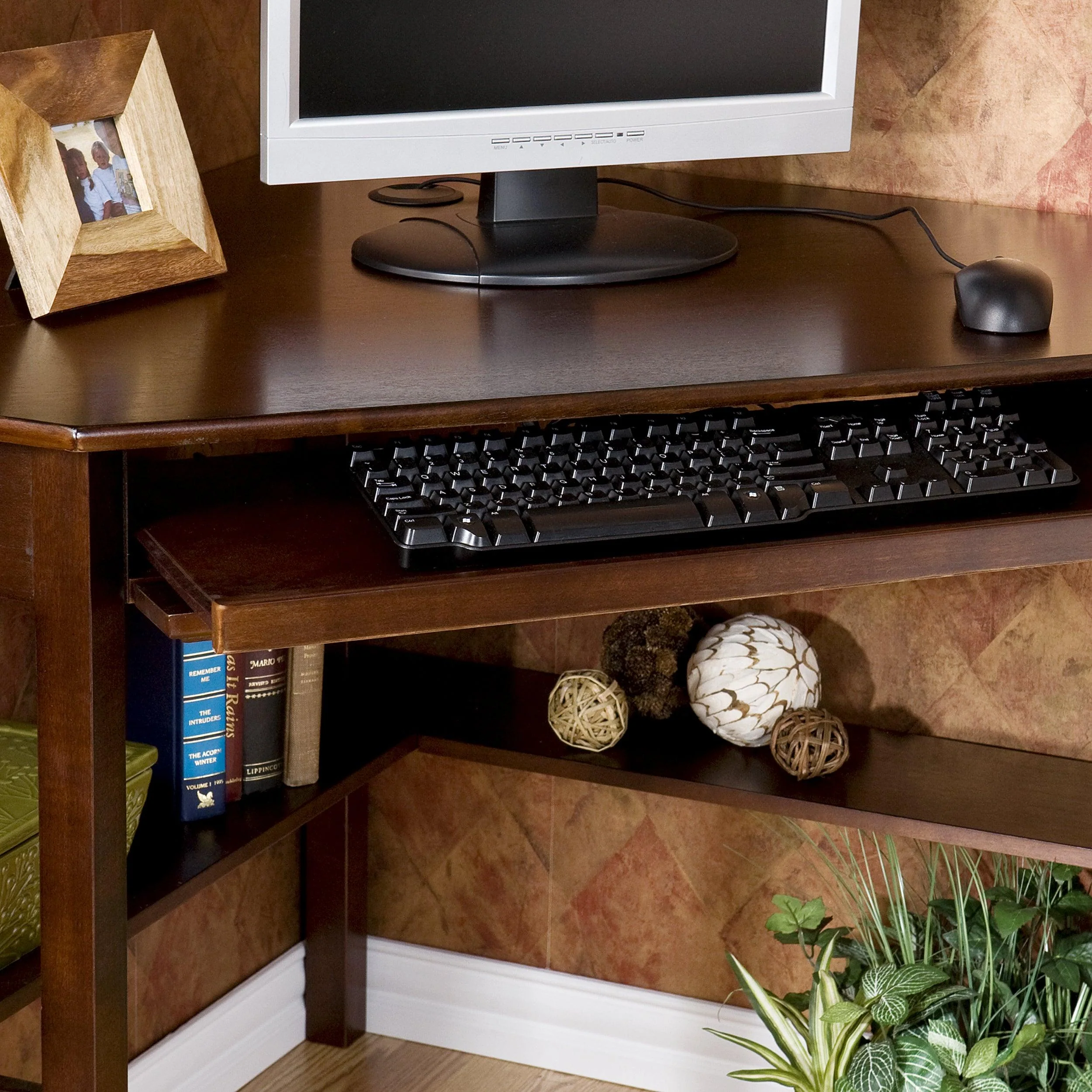 Wardboro Corner Computer Desk - Espresso - Image 7
