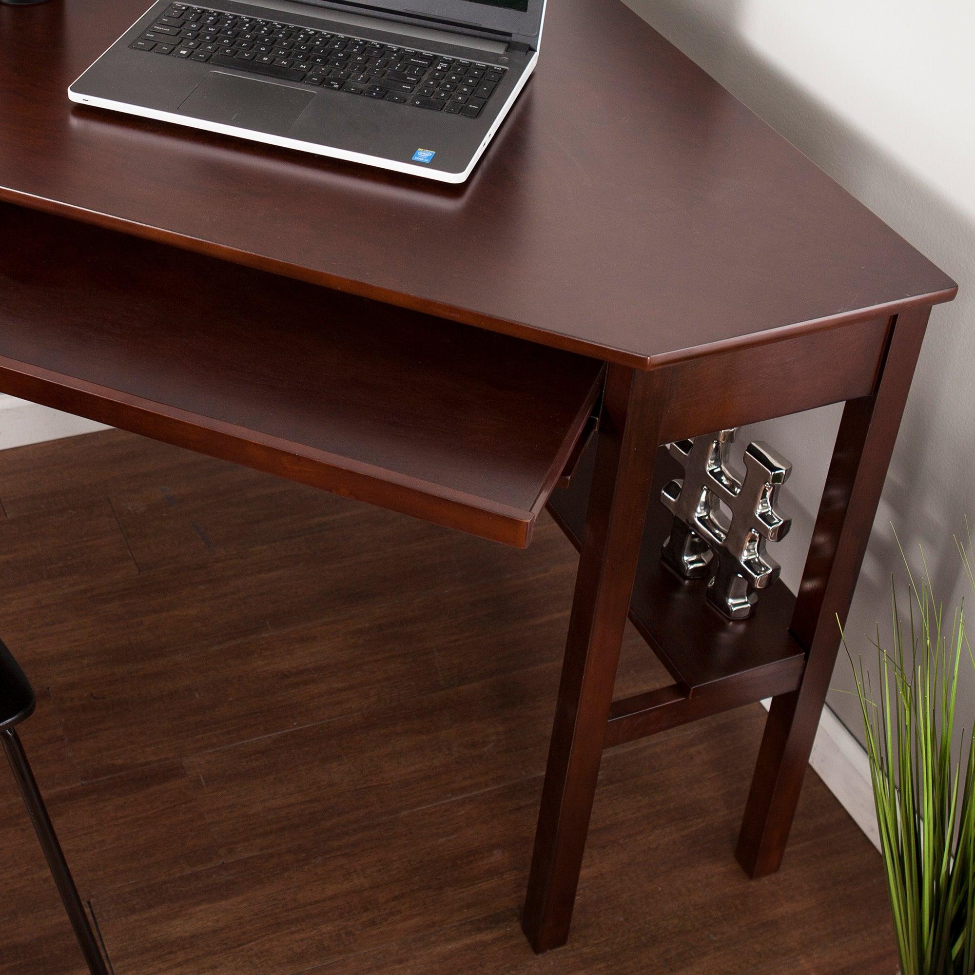 Wardboro Corner Computer Desk - Espresso - Image 8
