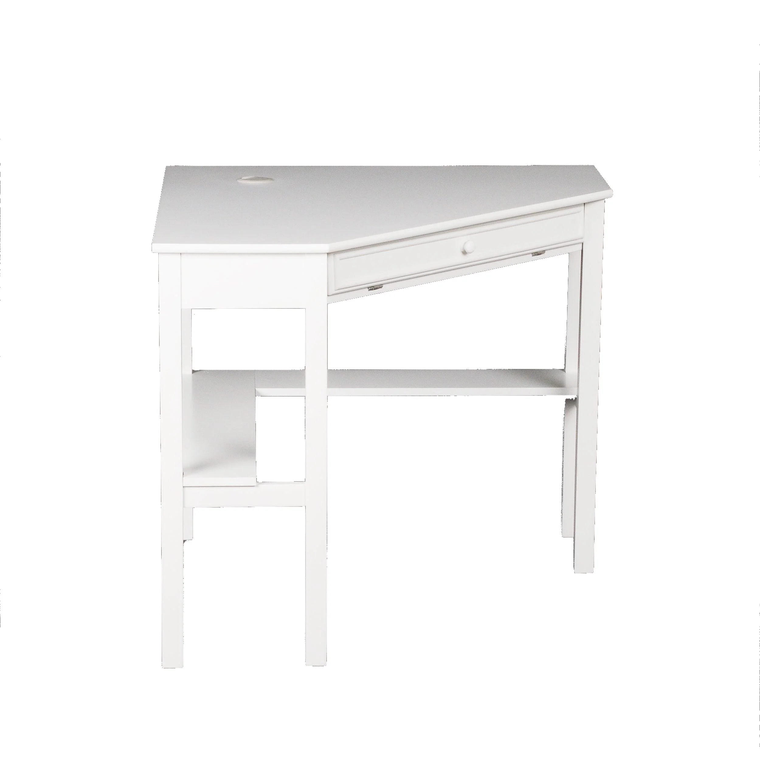 Wardboro Corner Computer Desk - White - Image 4