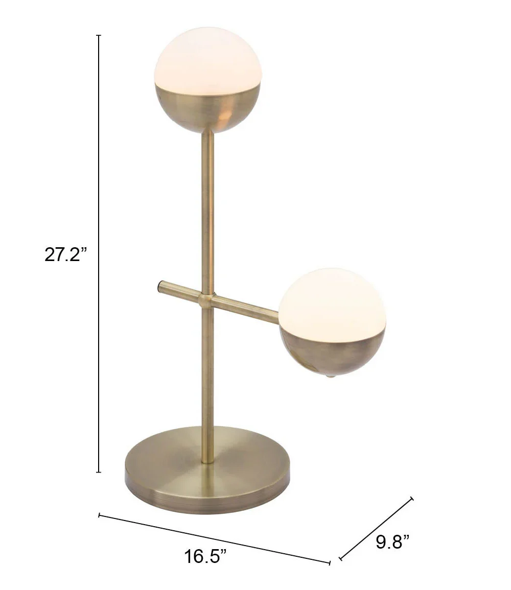 Waterloo Table Lamp White & Bronze - Image 4