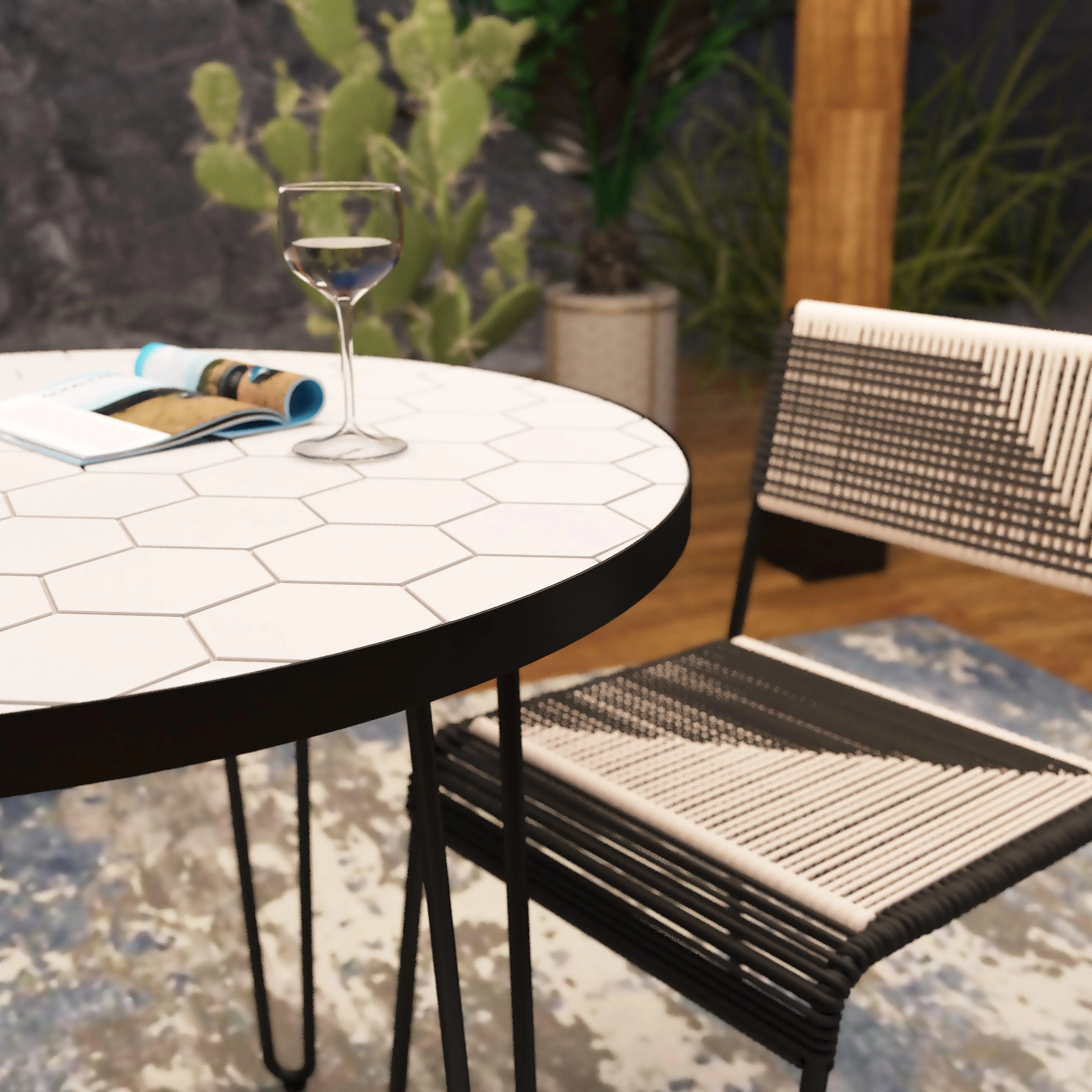 Watkindale Outdoor Bistro Table - Image 6
