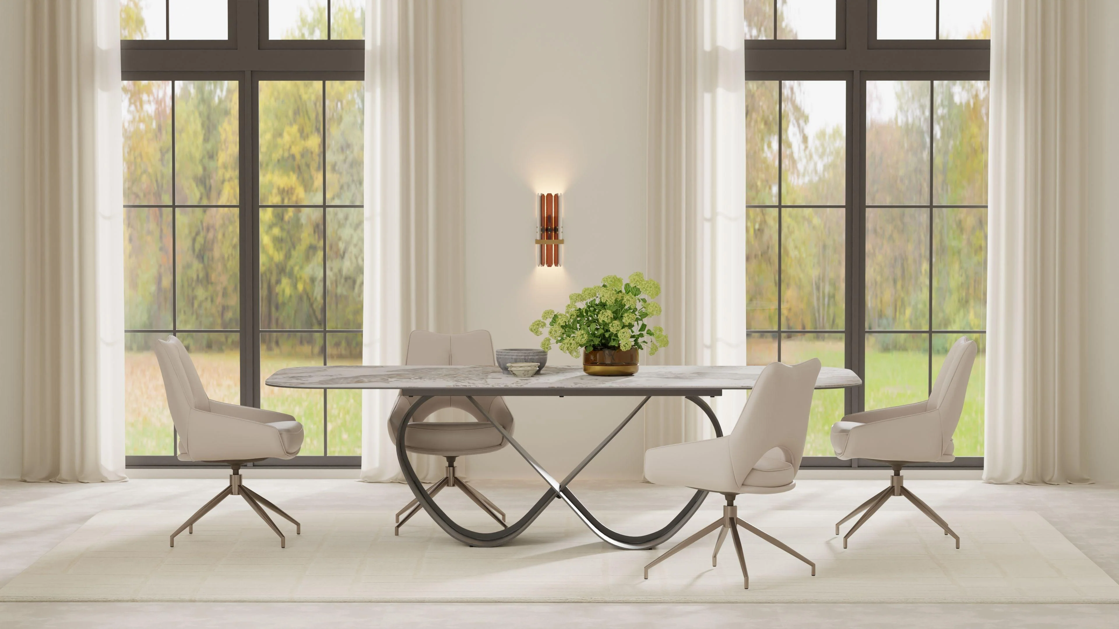 WAVE 103" Dining Table Dining Table - Image 6