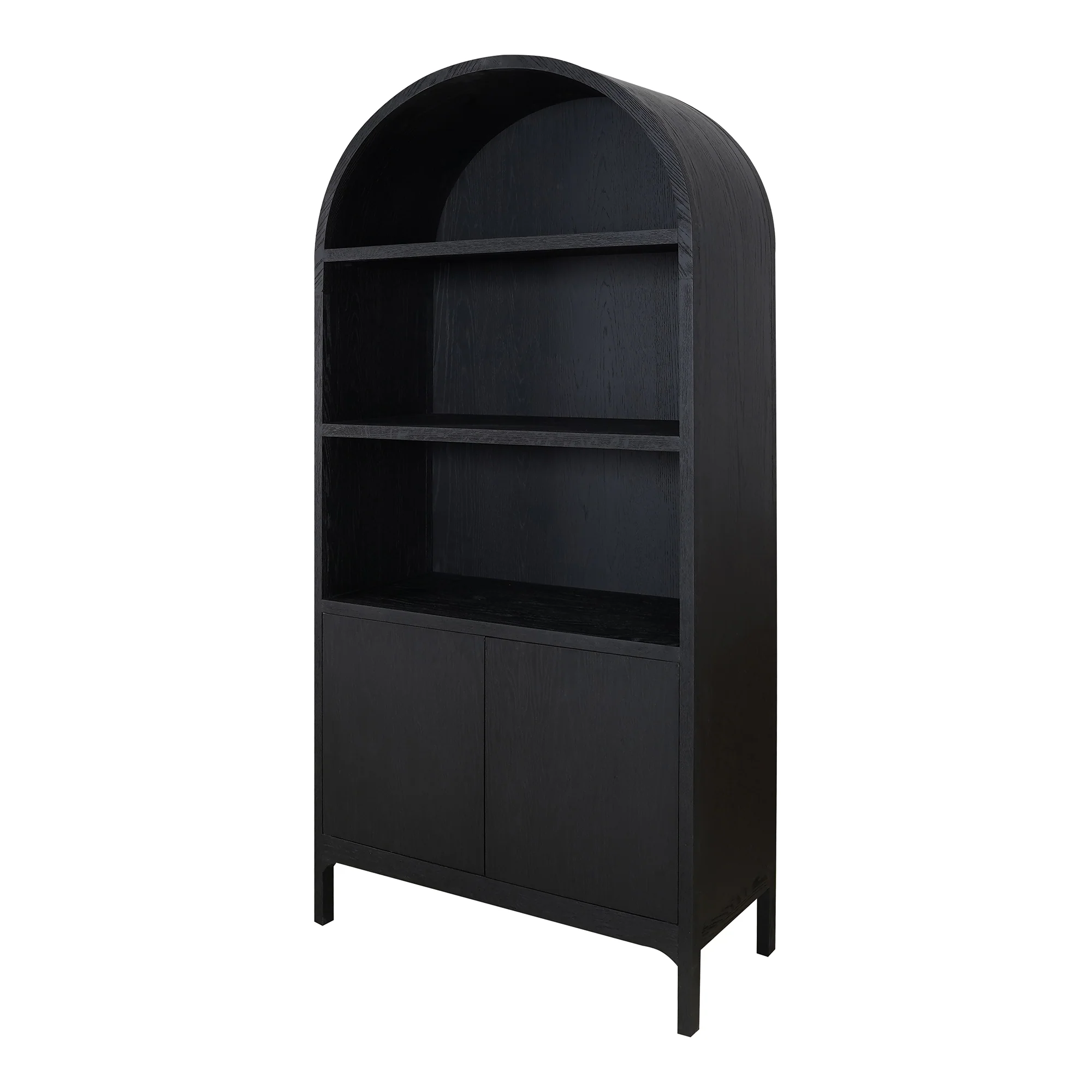 Wilde Display Cabinet Black Oak - Image 3