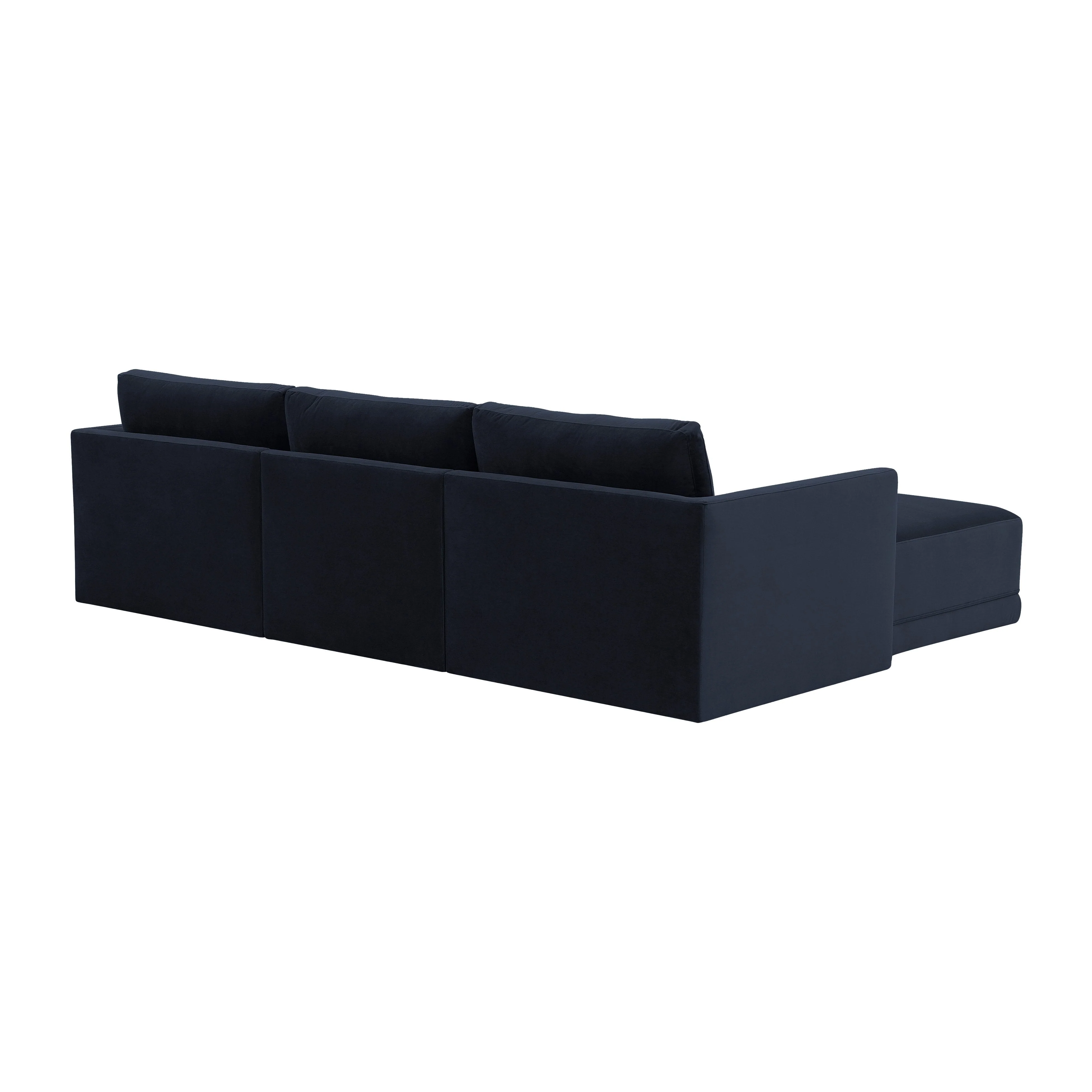 Willow 4-Piece Performance Velvet Modular Sectional - Image 10