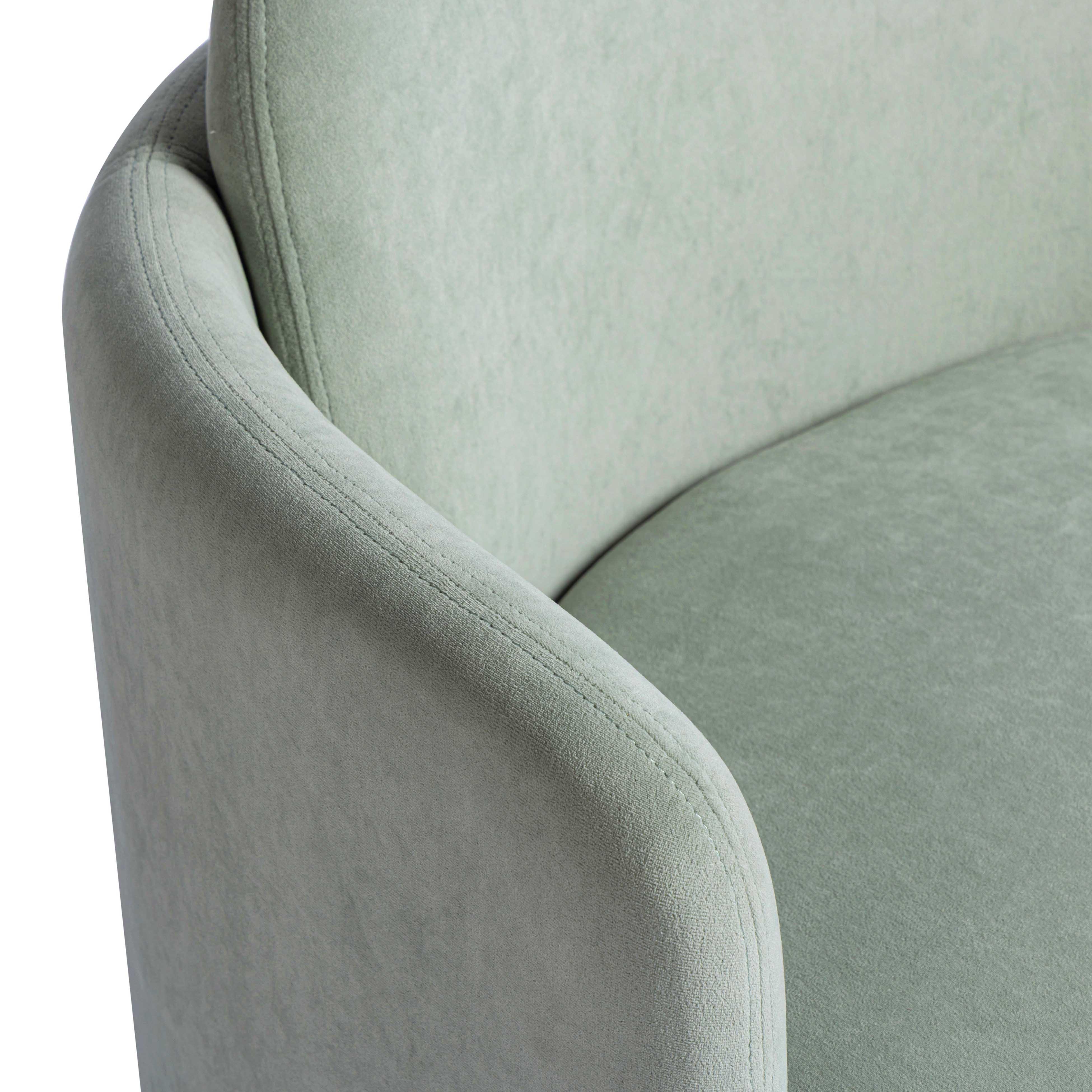 Wolfie Performance Velvet Swivel Accent Chair - Image 12
