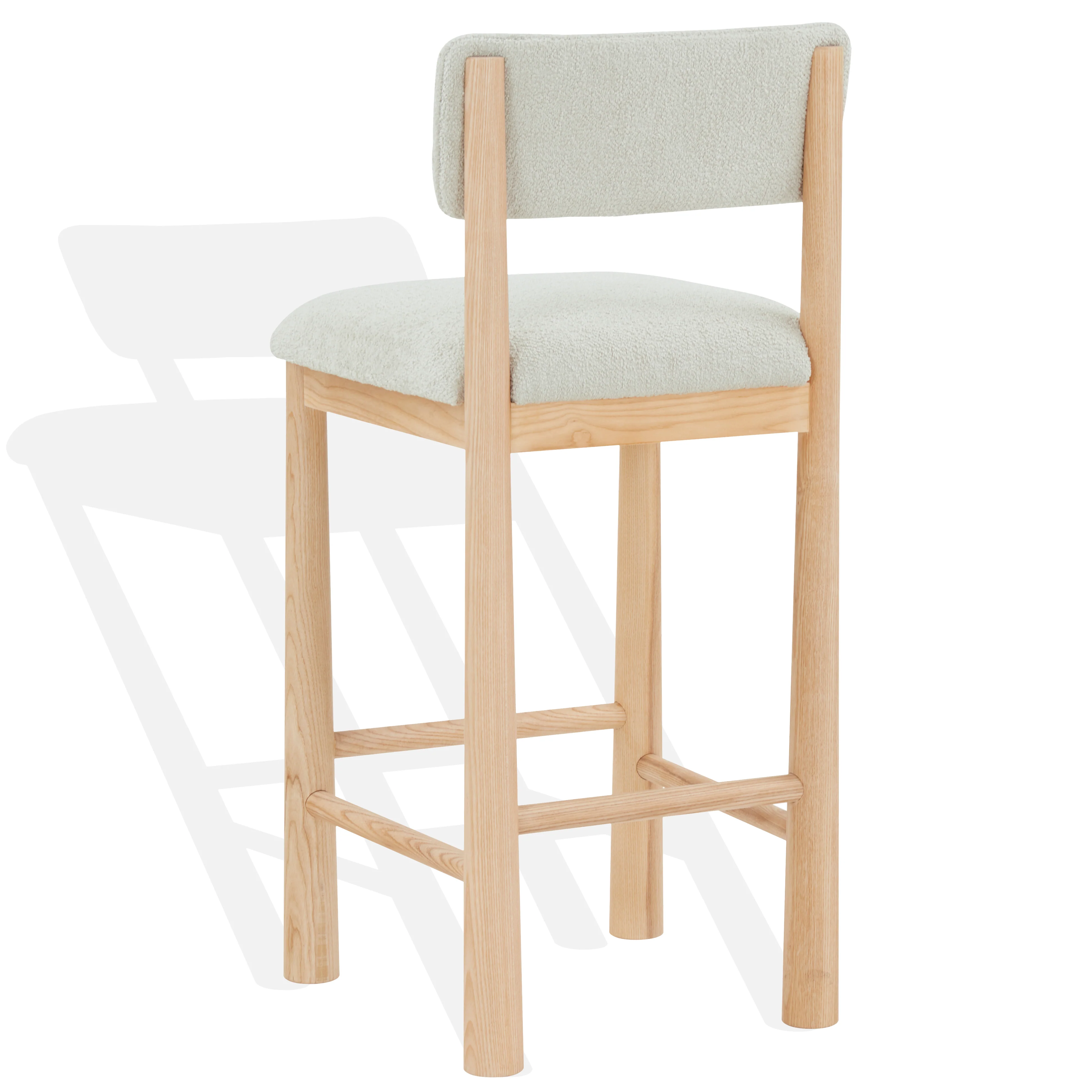 Wrenley Boucle Barstool - Image 5