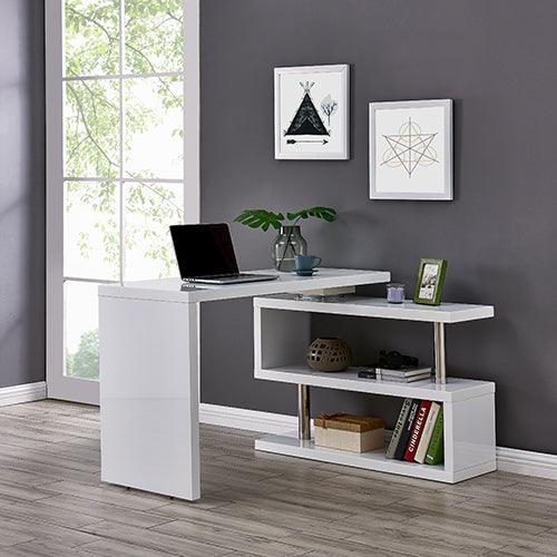 Yates Multifunctional Corner/L Desk w/ Shelves - Image 10