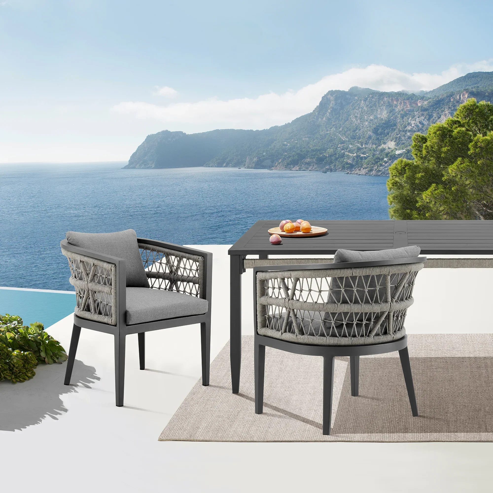 Zella Outdoor Dining Chair - Set of 2 - Image 2