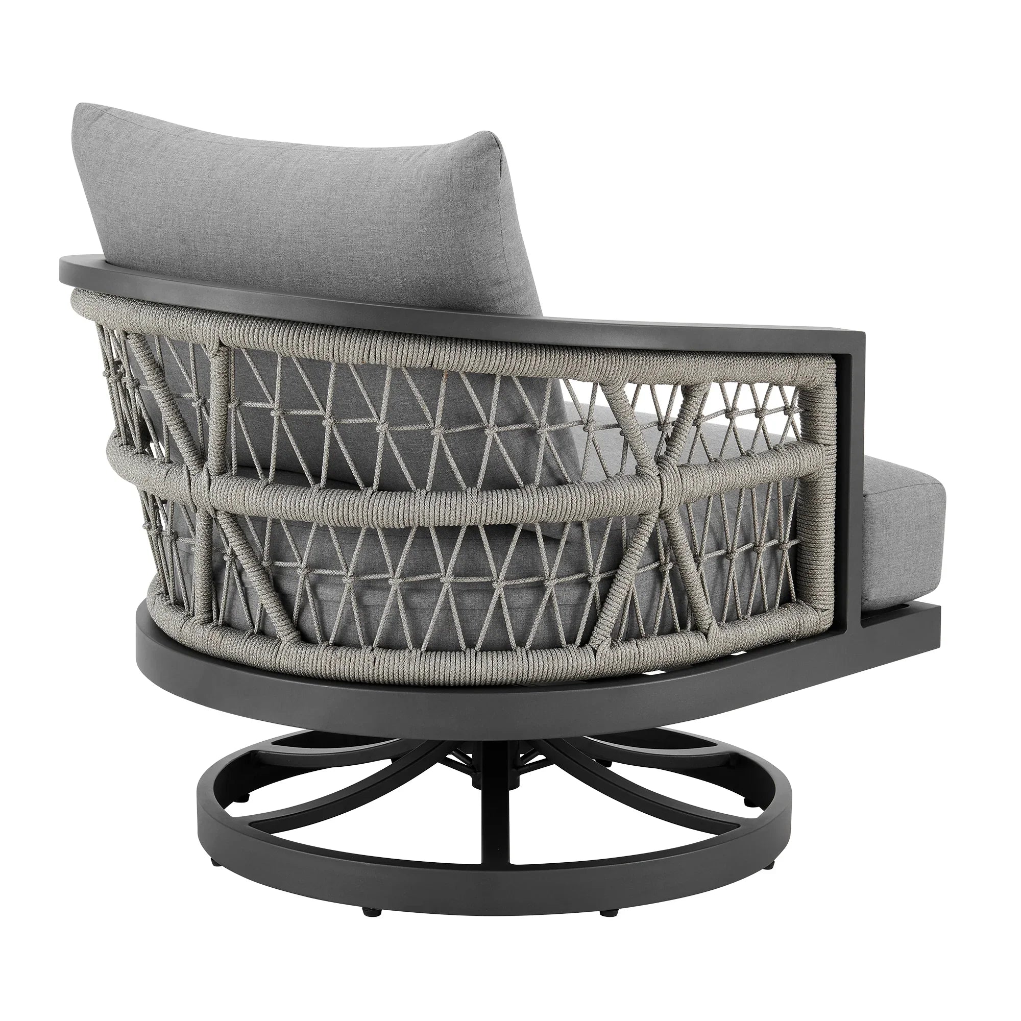 Zella Outdoor Swivel Chair - Image 3